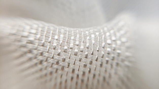 detal haftu w zbliżeniu